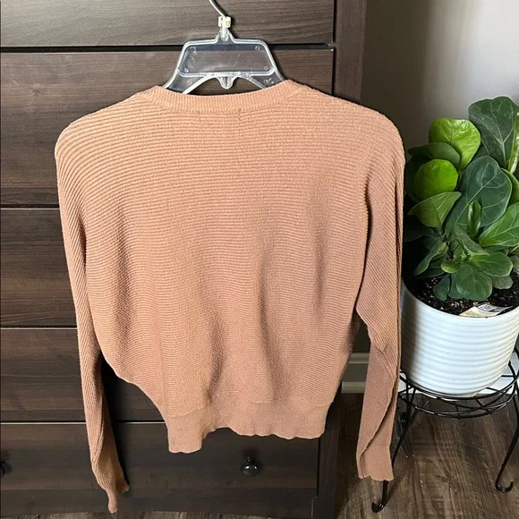 Tahari Camel Button-Up Women's Cardigan Very warm - Picture 6 of 7